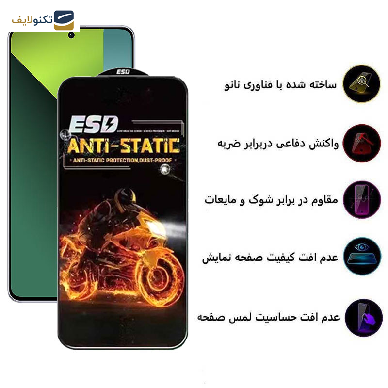 محافظ صفحه نمایش اپیکوی مدل Fiery ESD مناسب برای گوشی موبایل شیائومی Redmi Note 13 4G/5G / Note 13 Pro 4G/5G / Note 13R Pro