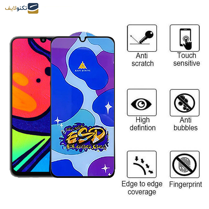  محافظ صفحه نمایش اپیکوی مدل Star ESD مناسب برای گوشی موبایل سامسونگ Galaxy F41 4G/F22/M21 2021 4G/M31 4G