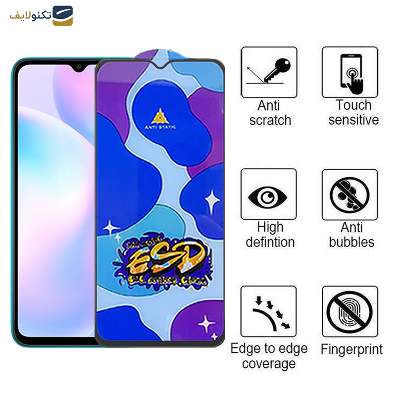  محافظ صفحه نمایش اپیکوی مدل Star ESD مناسب برای گوشی موبایل شیائومی Redmi 9C/9T/Redmi 9C NFC/Redmi 9 (India)/Redmi 9A Sport/Redmi 9A