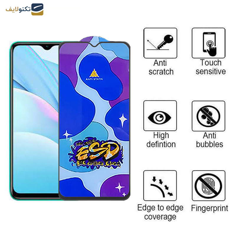  محافظ صفحه نمایش اپیکوی مدل Star ESD مناسب برای گوشی موبایل شیائومی Redmi Note 9 4G/Note 8 Pro/9 Prime 4G/9/9 Power 4G/10A