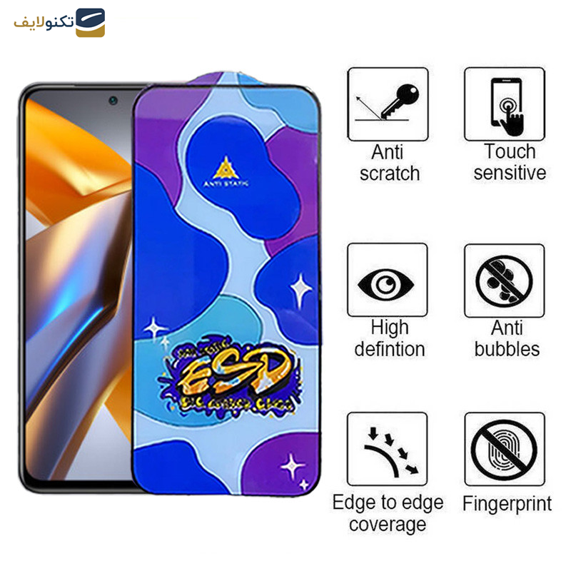 محافظ صفحه نمایش اپیکوی مدل Star ESD مناسب برای گوشی موبایل شیائومی Poco M5s 4G/Poco M4 Pro 4G/Redmi Note 11 4G/Global/Redmi Note 10 4G
