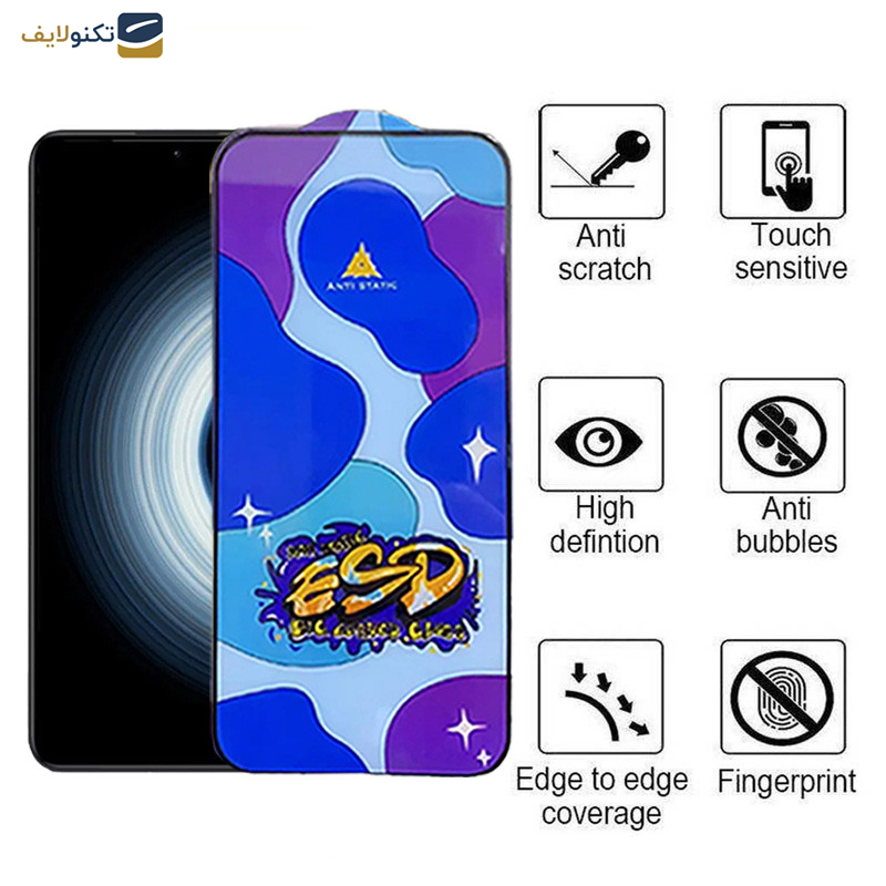  محافظ صفحه نمایش اپیکوی مدل Star ESD مناسب برای گوشی موبایل شیائومی Redmi K50 Ultra/Redmi K50 Gaming/Redmi K50 Pro/Redmi K50