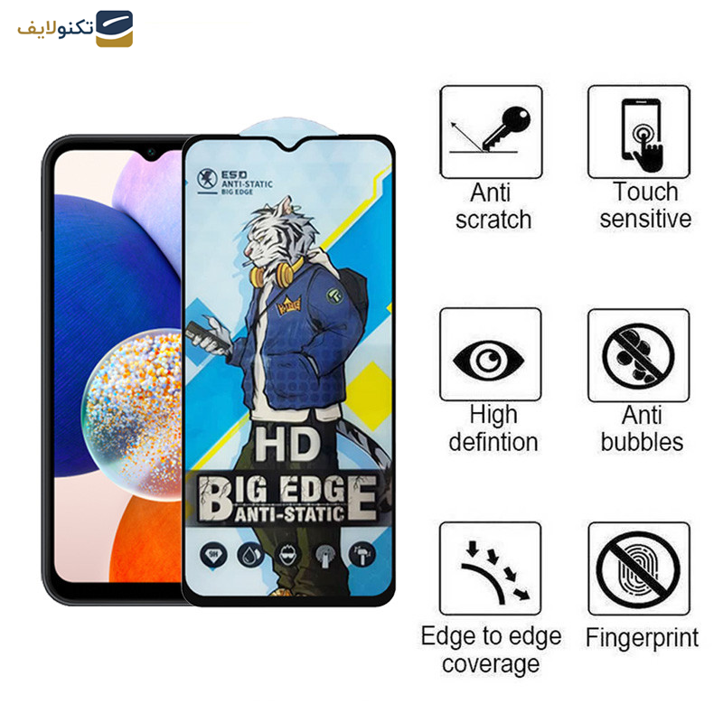 محافظ صفحه نمایش اپیکوی مدل Tiger-Big Edge مناسب برای گوشی موبایل سامسونگ Galaxy A14 4G/5G /A13 4G/5G /A23 4G/5G