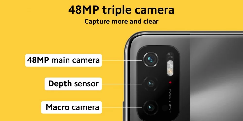 دوربین گوشی poco m3 pro 5G