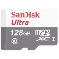 کارت حافظه microSDXC سن دیسک مدل Ultra کلاس 10 استاندارد UHS-I سرعت 100MBps ظرفیت 128 گیگابایت