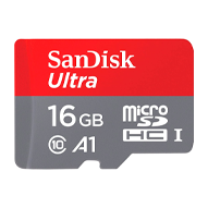  کارت حافظه microSDHC سن دیسک مدل Ultra A1 کلاس 10 استاندارد UHS-I سرعت 98MBps ظرفیت 16 گیگابایت