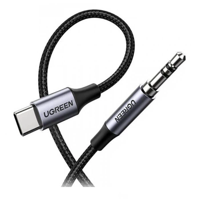 کابل USB-C به AUX یوگرین AV143 مدل 30633 طول 1 متر 