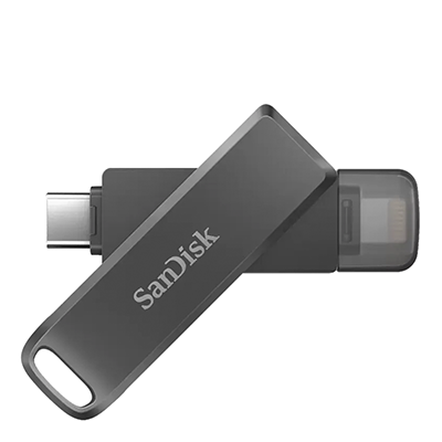 فلش مموری سن دیسک مدل iXpand Luxe USB3 ظرفیت 128 گیگابایت-small-image