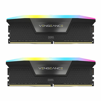 رم کامپیوتر DDR5 دو کاناله 5200 مگاهرتز CL40 کورسیر مدل VENGEANCE RGB ظرفیت 32 گیگابایت-small-image
