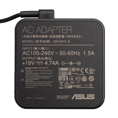 شارژر لپ تاپ ایسوس 19 ولت 4.74 آمپر مدل ADP-90YD B-small-image