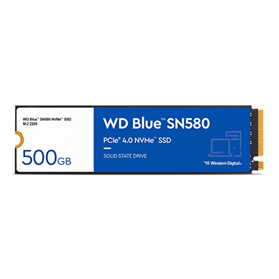 هارد اس اس دی اینترنال وسترن دیجیتال مدل Blue SN580 NVMe ظرفیت 500 گیگابایت