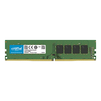 رم کامپیوتر DDR4 تک کاناله 2666 مگاهرتز CL19 کروشیال مدل CT16G4DFRA266 ظرفیت 16 گیگابایت-small-image