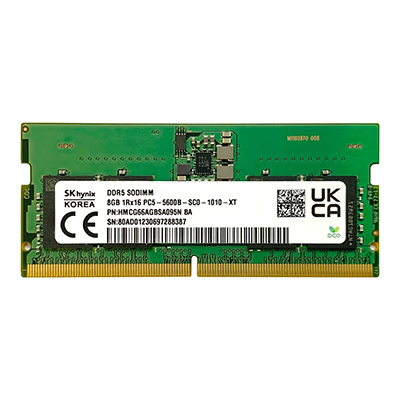 رم لپ تاپ DDR5 تک کاناله 5600B مگاهرتز CL40 اس کی هاینیکس مدل HMCG66AGBSA ظرفیت 8 گیگابایت-small-image