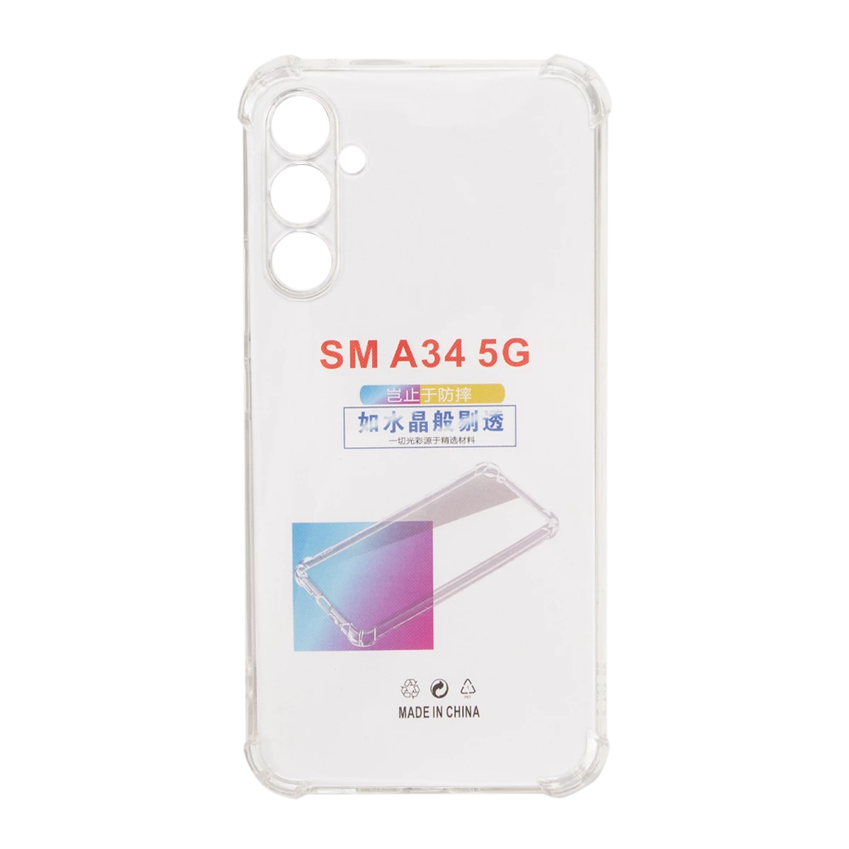 کاور گوشی سامسونگ Galaxy A34 مدل ژله ای محافظ لنزدار -small-image