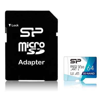 کارت حافظه‌ microSDXC سیلیکون پاور مدل Superior Pro V30 کلاس 10 استاندارد UHS-I U3 ظرفیت 64 گیگابایت به همراه آداپتور-small-image