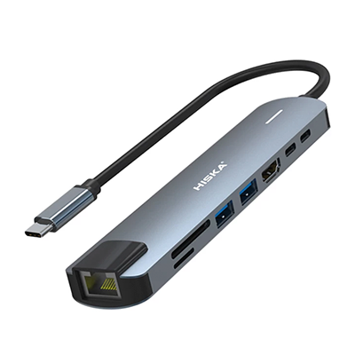 هاب USB-C هیسکا 8 پورت مدل HR-51-small-image