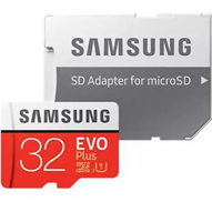 کارت حافظه microSDHC سامسونگ مدل Evo Plus کلاس 10 - ظرفیت 32 گیگابایت به همراه آداپتور SD