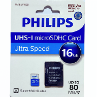 کارت حافظه فیلیپس Micro SDHC Card FM16MP65B Class10 16GB