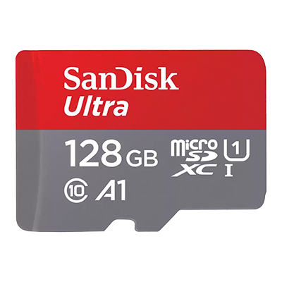 کارت حافظه microSDXC سن دیسک مدل Ultra A1 کلاس 10 استاندارد UHS-I سرعت 140MBps ظرفیت 128 گیگابایت