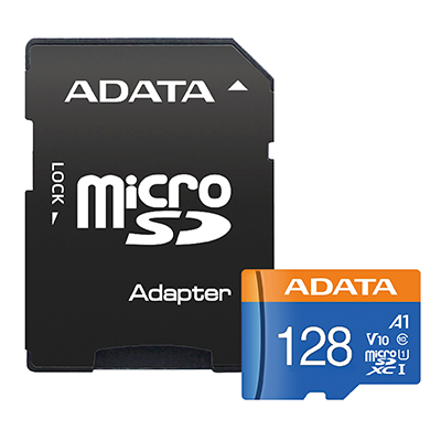 کارت حافظه microSDXC ای دیتا مدل Premier V10 A1 کلاس 10 استاندارد UHS-I سرعت 100MBps ظرفیت 128 گیگابایت به همراه آداپتور-small-image
