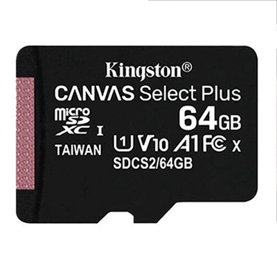 کارت حافظه microSDXC کینگستون مدل CANVAS کلاس 10 استاندارد UHS-I U1 سرعت 100MBps ظرفیت 64 گیگابایت