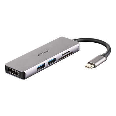 هاب USB-C دی لینک 5 پورت مدل DUB-M530-small-image