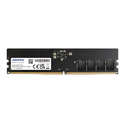 رم کامپیوتر DDR5 تک کاناله 4800 مگاهرتز CL40 ای دیتا مدل Premier ظرفیت 16 گیگابایت