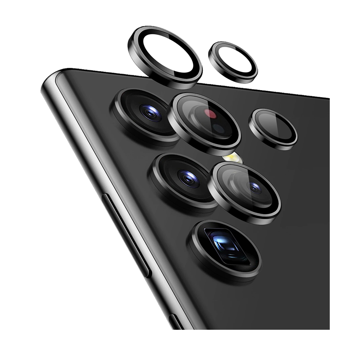 محافظ لنز دوربین مدل رینگی مناسب برای گوشی موبایل سامسونگ گلکسی S23 Ultra
