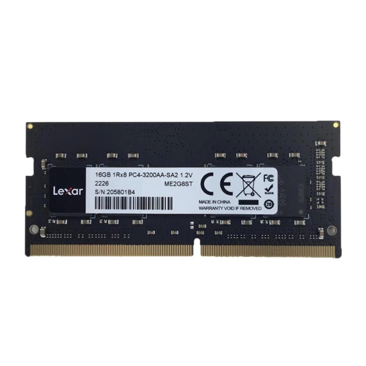 رم لپ تاپ DDR4 دو کاناله 3200 مگاهرتز CL22 لکسار مدل LD4S016G ظرفیت 16 گیگابایت