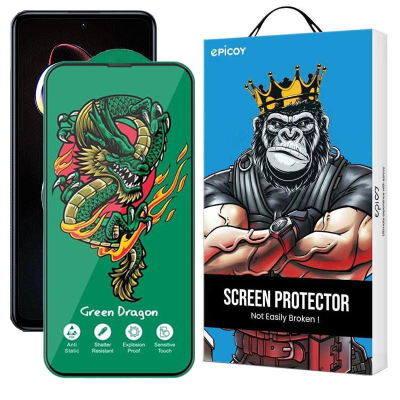 محافظ صفحه نمایش اپیکوی مدل Green Dragon ExplosionProof مناسب برای گوشی موبایل شیائومی Redmi Note 12T Pro/ Redmi Note 11T Pro Plus/ Redmi Note 11T Pro/ Redmi Note 11T 5G/ Redmi Note 11S 5G