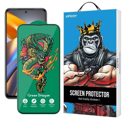 محافظ صفحه نمایش اپیکوی مدل Green Dragon ExplosionProof مناسب برای گوشی موبایل شیائومی Poco M5s 4G/ M4 Pro 4G/ Redmi Note 11 4G/Global/ Note 10 4G