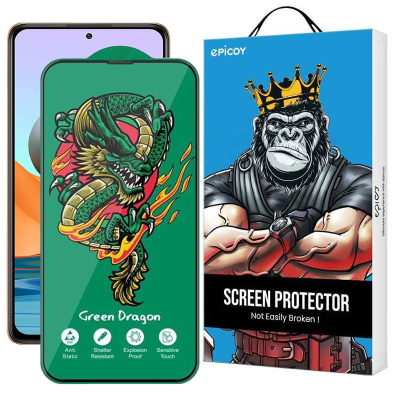 محافظ صفحه نمایش اپیکوی مدل Green Dragon ExplosionProof مناسب برای گوشی موبایل شیائومی Redmi Note 10 Pro Max / Note 10 Pro 4G(Internationa) / Note 10 Lite / Note 10 Pro 4G (India)