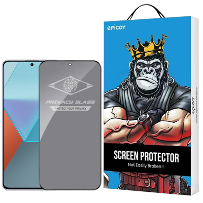 محافظ صفحه نمایش حریم شخصی اپیکوی مدل Privacy مناسب برای گوشی موبایل شیائومی Redmi Note 13 Pro 4G-5G -Note 13 4G-5G -Note 13R Pro