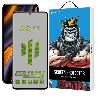 محافظ صفحه نمایش حریم شخصی اپیکوی مدل Cactus-ESD-Privacy مناسب برای گوشی موبایل پوکو M4 Pro 5G - X4 GT 5G - X3 GT 5G