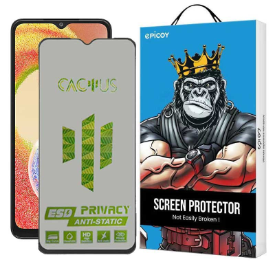 محافظ صفحه نمایش حریم شخصی اپیکوی مدل Cactus-ESD-Privacy مناسب برای گوشی موبایل سامسونگ Galaxy A04 - 04s - 04e - F04 - M02s