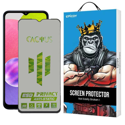 محافظ صفحه نمایش حریم شخصی اپیکوی مدل Cactus-ESD-Privacy مناسب برای گوشی موبایل سامسونگ Galaxy A03 4G - A03s - Core - A02 - A02s