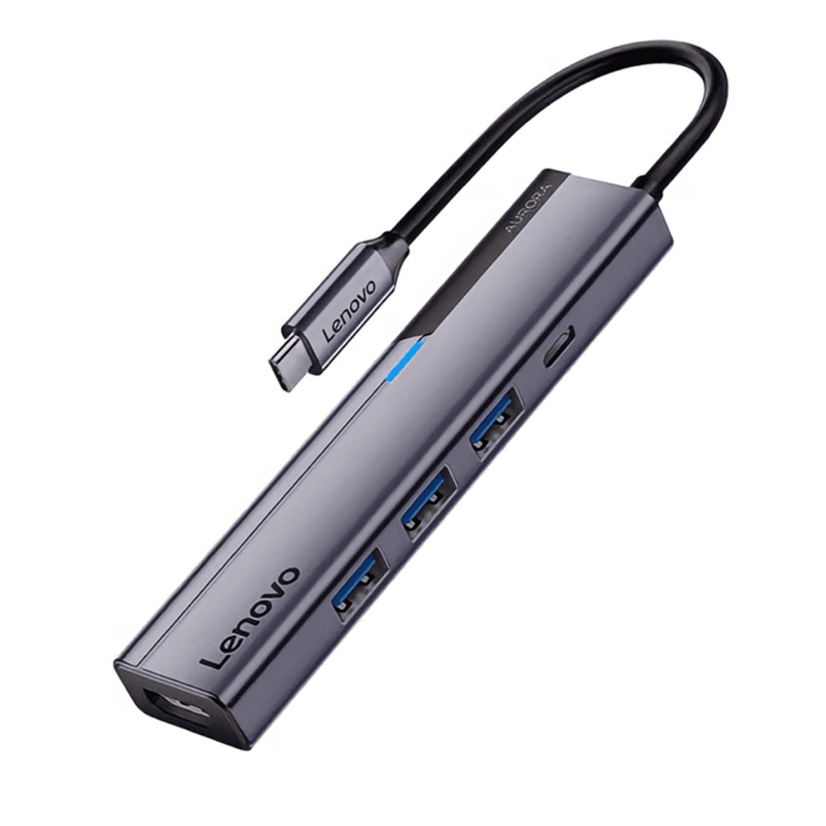 هاب USB-C لنوو 5 پورت مدل Aurora-small-image