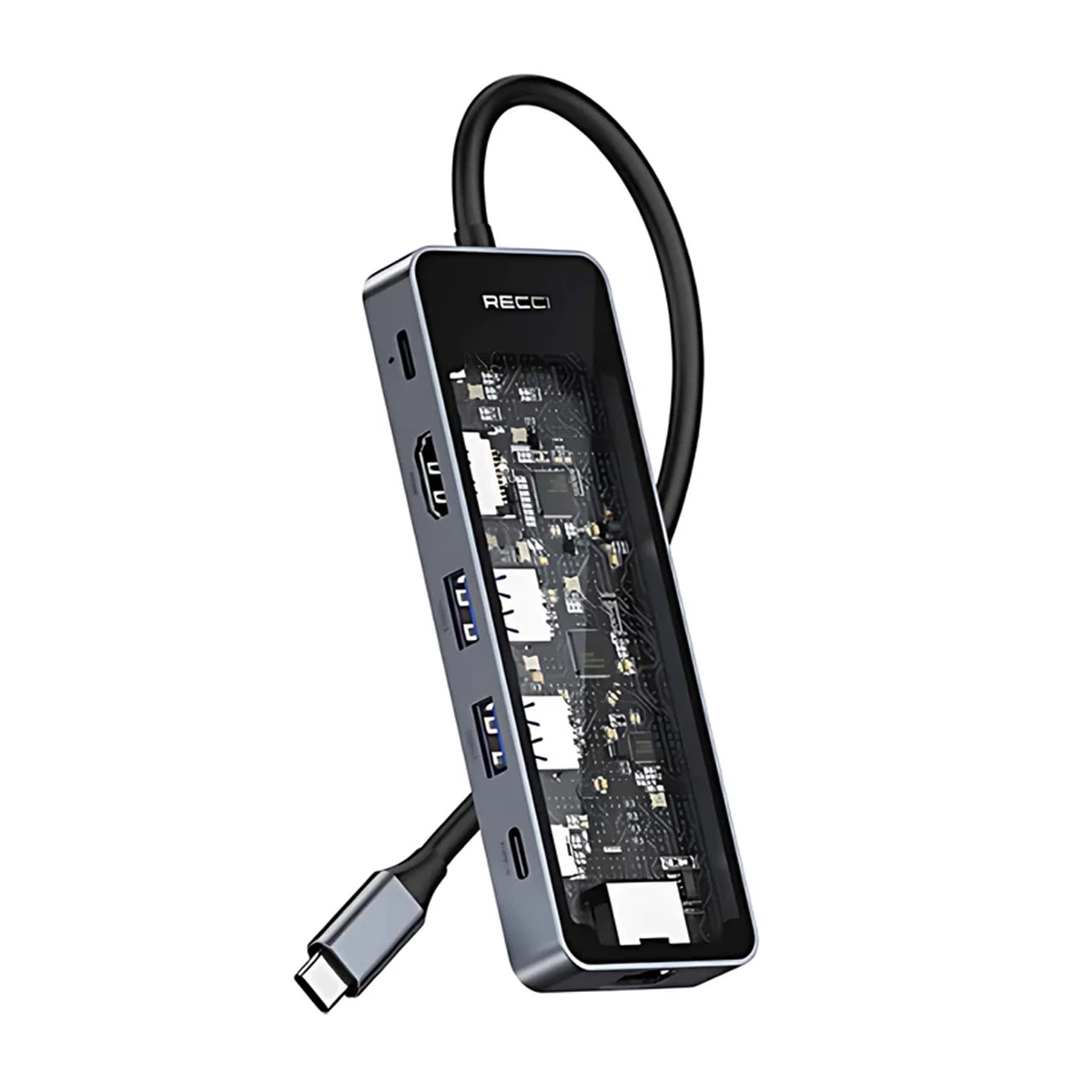 هاب USB-C رسی 6 پورت مدل RH17-small-image