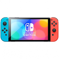  کنسول بازی نینتندو مدل Nintendo Switch OLED Neon Blue and Neon Red Joy - Con