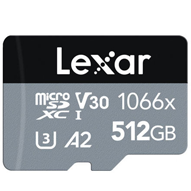 کارت حافظه microSDXC لکسار مدل 1066X کلاس A2 استاندارد UHS-U3 - ظرفیت 512 گیگابایت