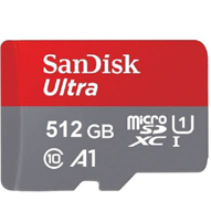  کارت حافظه microSDXC سن دیسک مدل Ultra A1 کلاس 10 استاندارد UHS-I سرعت 120MBps ظرفیت 512 گیگابایت	
