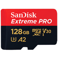  کارت حافظه microSDXC سن دیسک مدل Extreme PRO کلاس A2 استاندارد UHS-I U3 سرعت 170MBs ظرفیت 128 گیگابایت