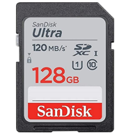کارت حافظه microSDXC سن دیسک مدل Ultra کلاس 10 استاندارد UHS-I U1 سرعت 120MBps ظرفیت 128 گیگابایت	