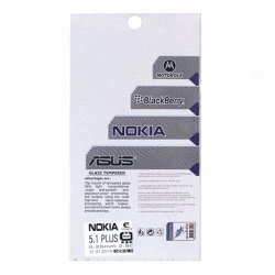 محافظ صفحه شيشه‌ای تخت (گلس) TESL گوشی Nokia 5.1 Plus 
