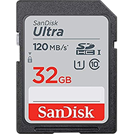  کارت حافظه SDHC سن دیسک مدل Ultra کلاس 10 استاندارد UHS-I U1 ظرفیت 32 گیگابایت 