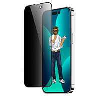  محافظ صفحه نمایش حریم شخصی گرین مدل 9H steve مناسب برای گوشی موبایل اپل مدل iPhone 14 Pro-small-image