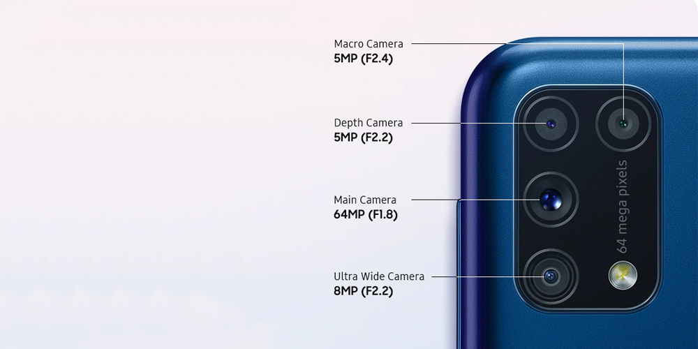 دوربین گوشی موبایل سامسونگ مدل گلکسی M31