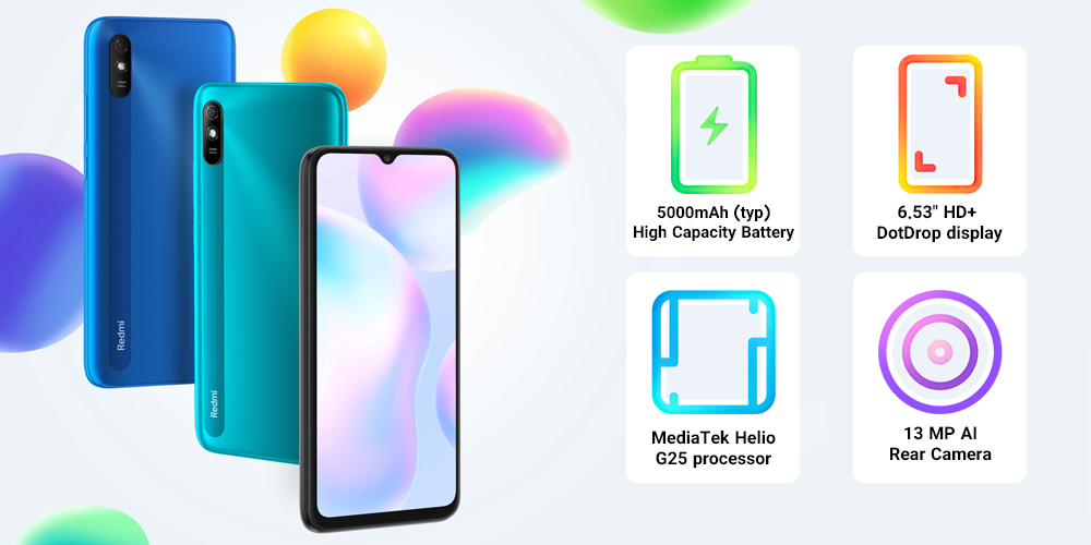 گوشی موبایل شیائومی مدل Redmi 9A