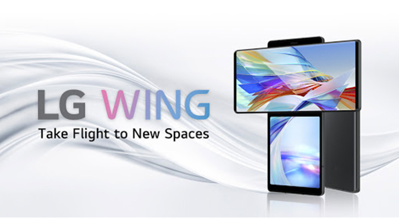 طراحی نامعمول LG: گوشی بال‌وپرگشوده LG Wing 5G