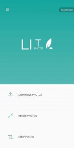 اپلیکیشن Lit Photo Compress and اپلیکیشن Lit Photo Compress and Resize